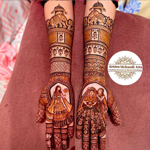 Portrait Mehandi Artist Services In Delhi, Noida, Gurugram